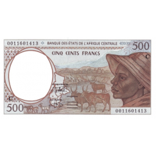 P101Cg Congo Republic - 500 Francs Year 2000